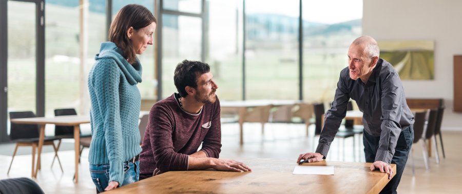 Inspirierendes Ambiente, persönliche Beratung