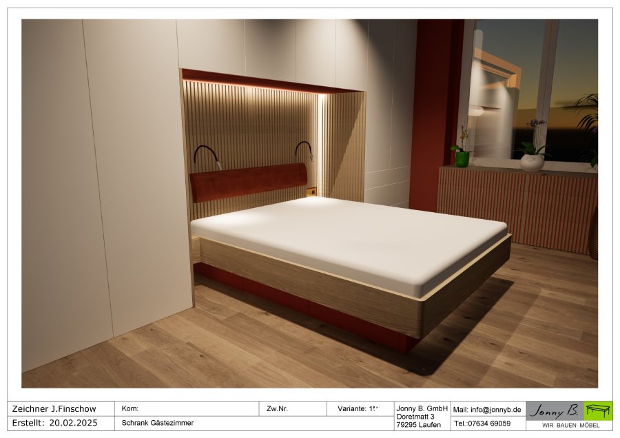 Entwurf Bett